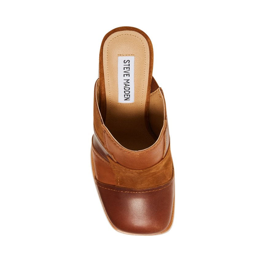 Brown Steve Madden Lynx Women's Platform Shoes | PH 3651NOG